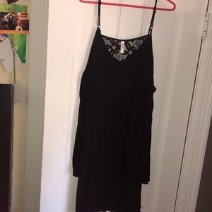 Xhilaration Plus-Size Cold Shoulder Boho Dress